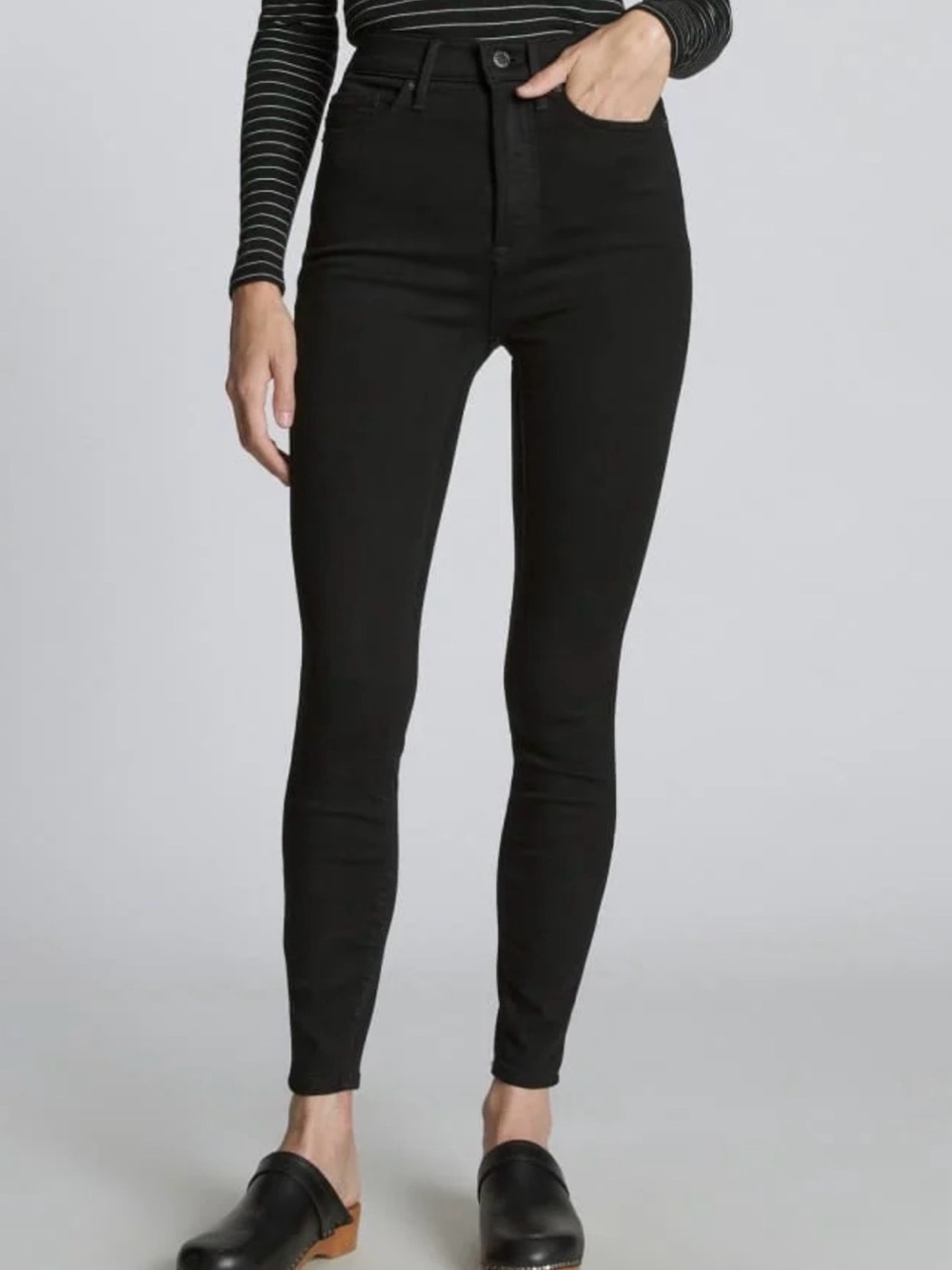 Everlane the Way High Skinny Jeans Black